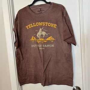 Dutton Ranch Brown T-Shirt size XL